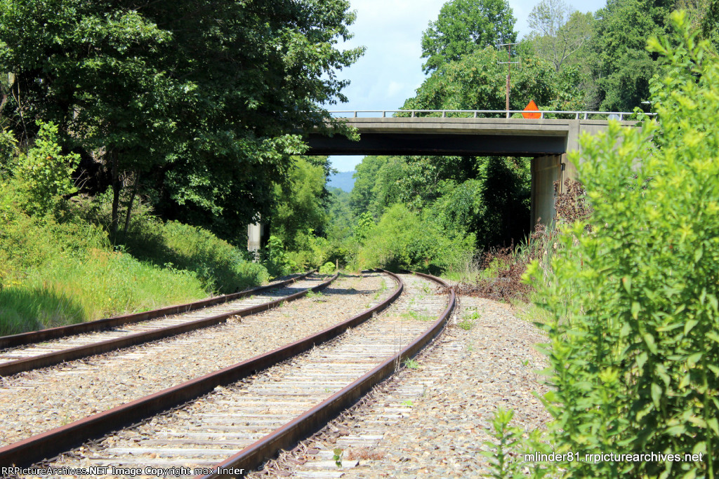 North towards Ashville